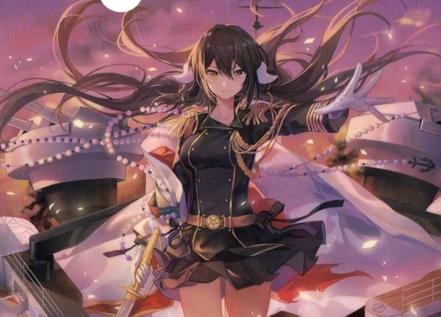 アズールレーン ポストカード ステッカー 横須賀 コラボ セット 三笠 アズールレーン」，横須賀とのコラボイベント「三笠大先輩の